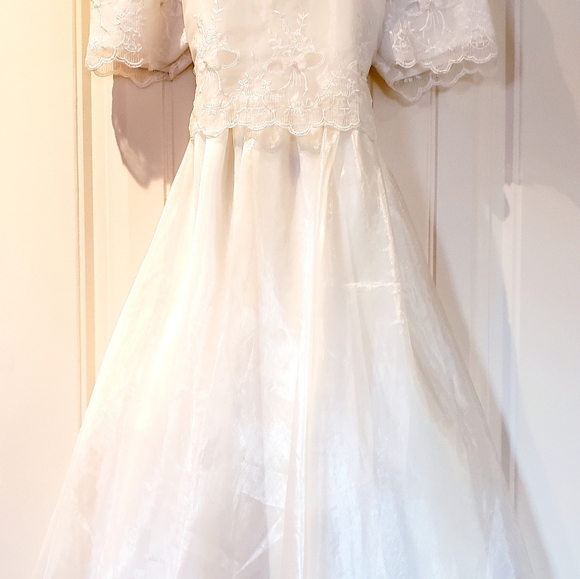 Ethos off-white dress, size 10-12 - Picture 1 of 4